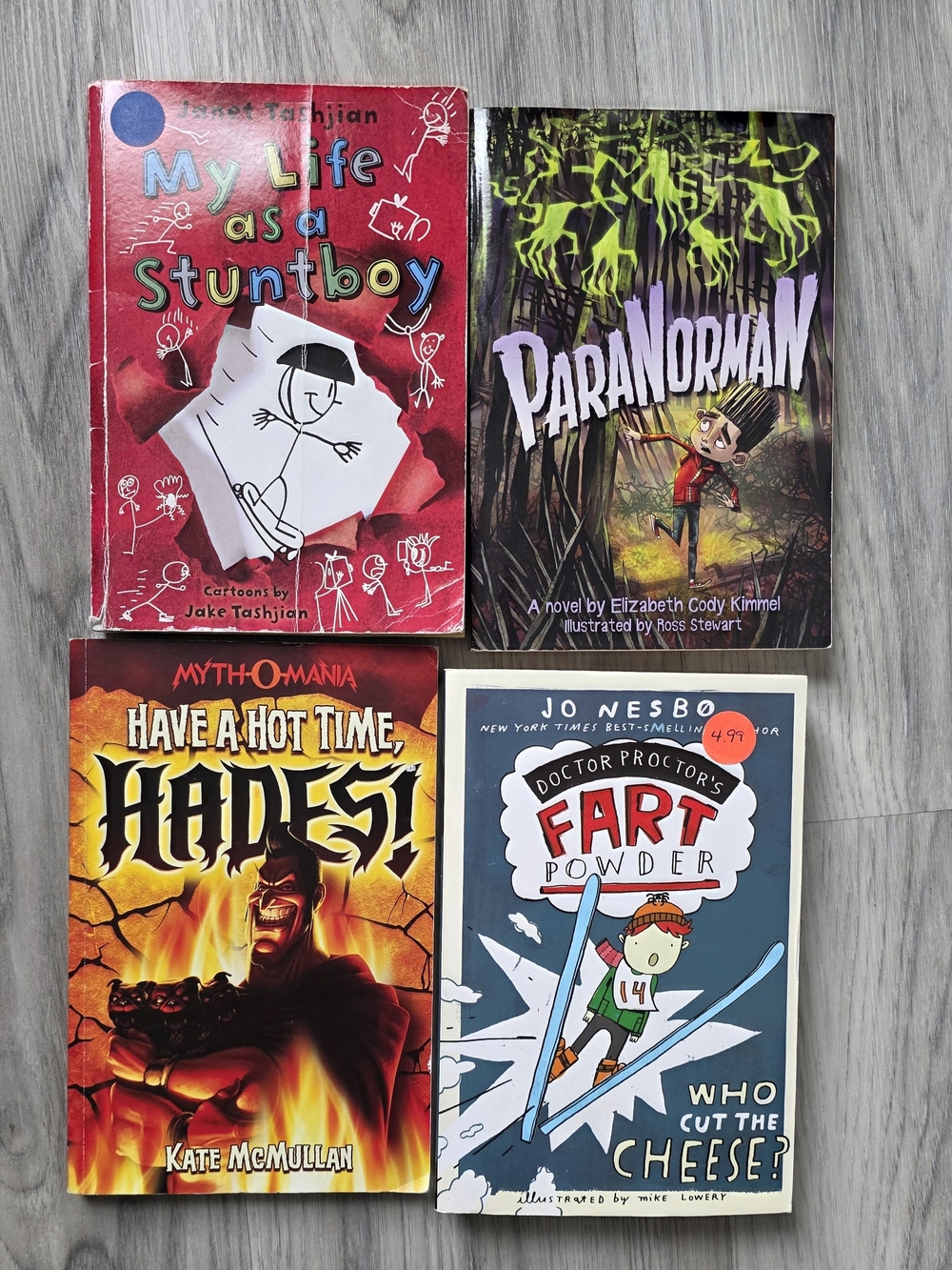Doctor Proctor ParaNorman Kids Chapter Book Bundle 4-Pack